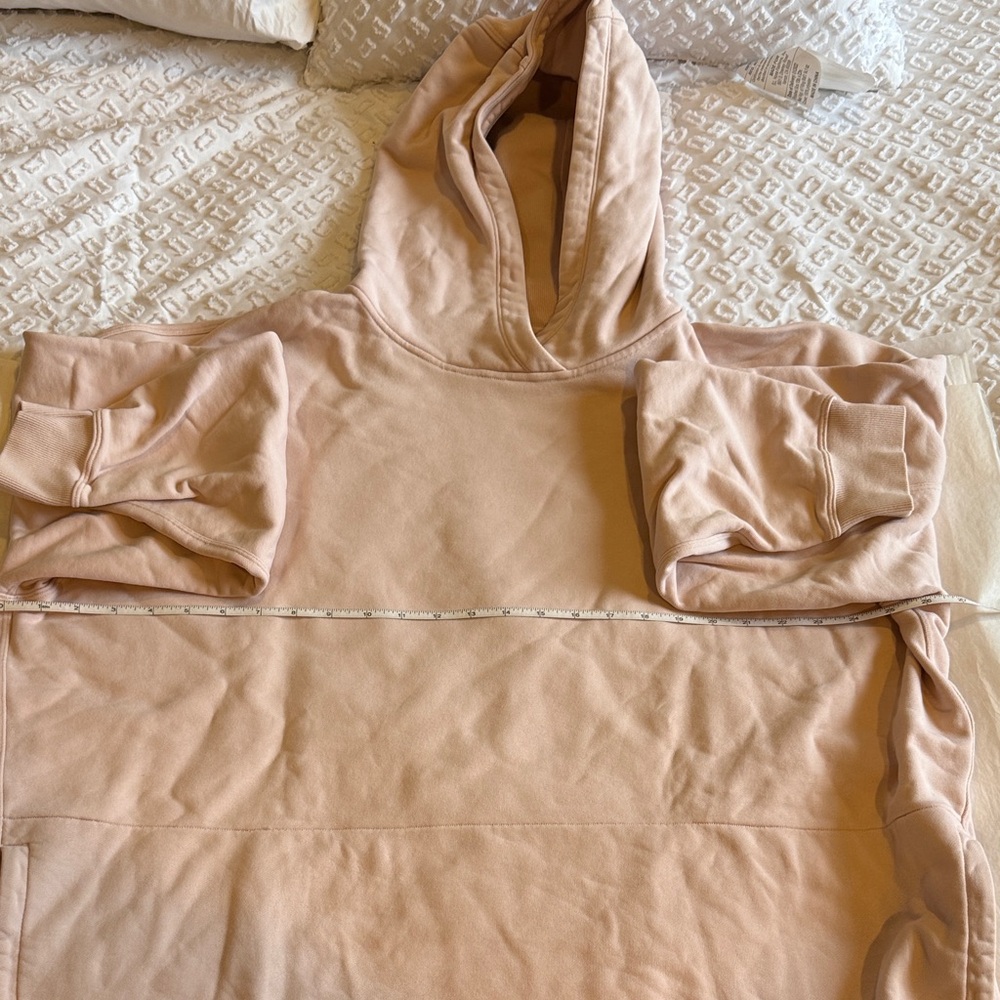 Lululemon  Washed Pale Pink oversized Hooded Sweatshirt XL